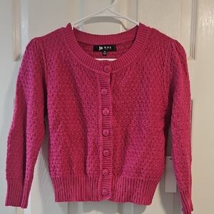 Charming Pink Kids Cardigan